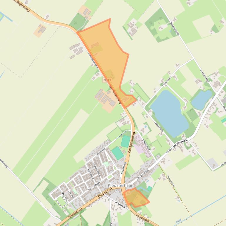 Kaart van postcodegebied 7694BG.