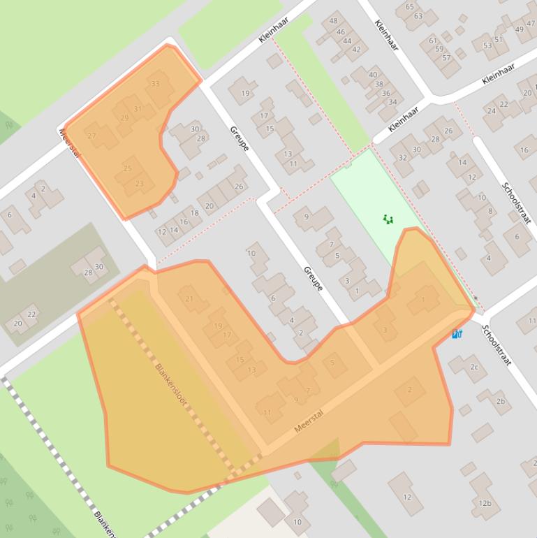 Kaart van postcodegebied 7694BR.