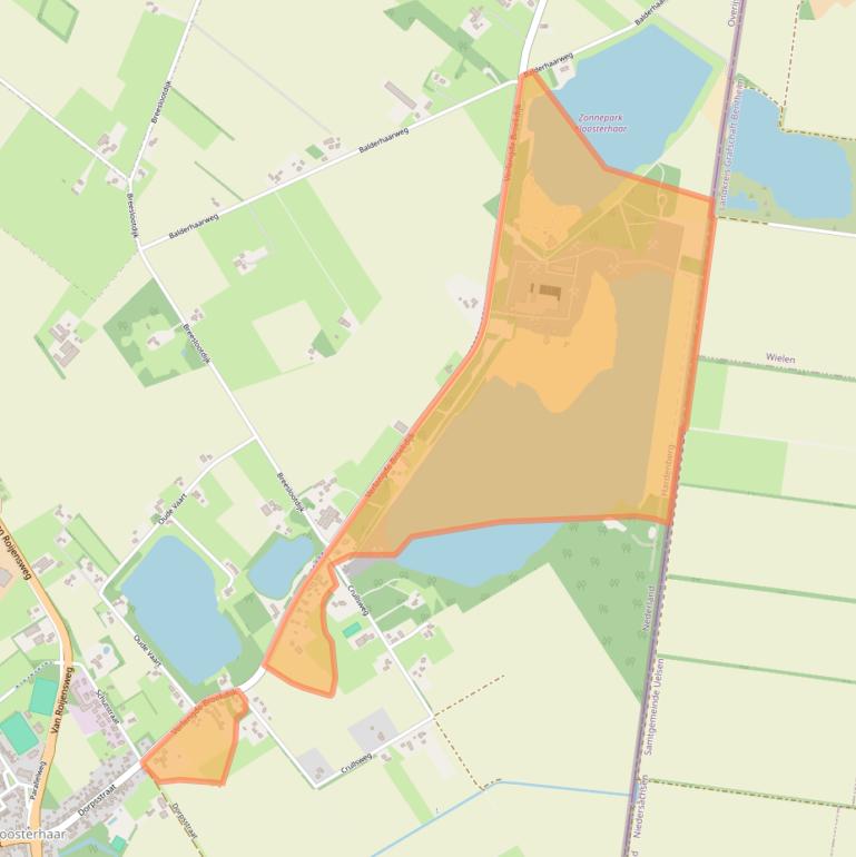 Kaart van postcodegebied 7694TD.