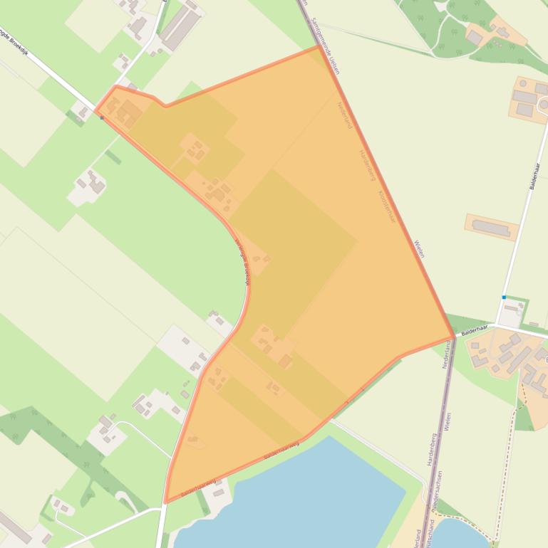 Kaart van postcodegebied 7694TE.