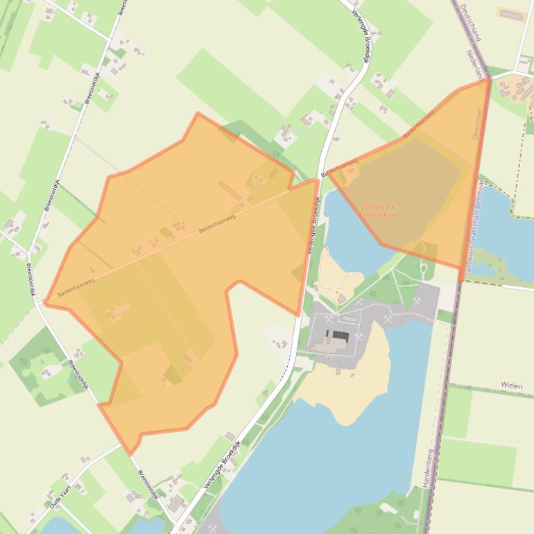 Kaart van postcodegebied 7694TH.