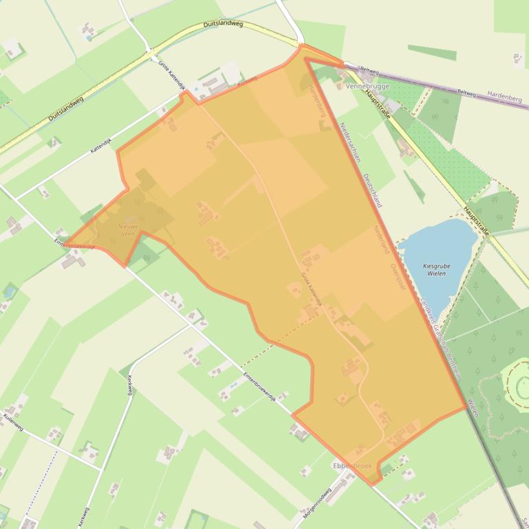 Kaart van postcodegebied 7695TR.