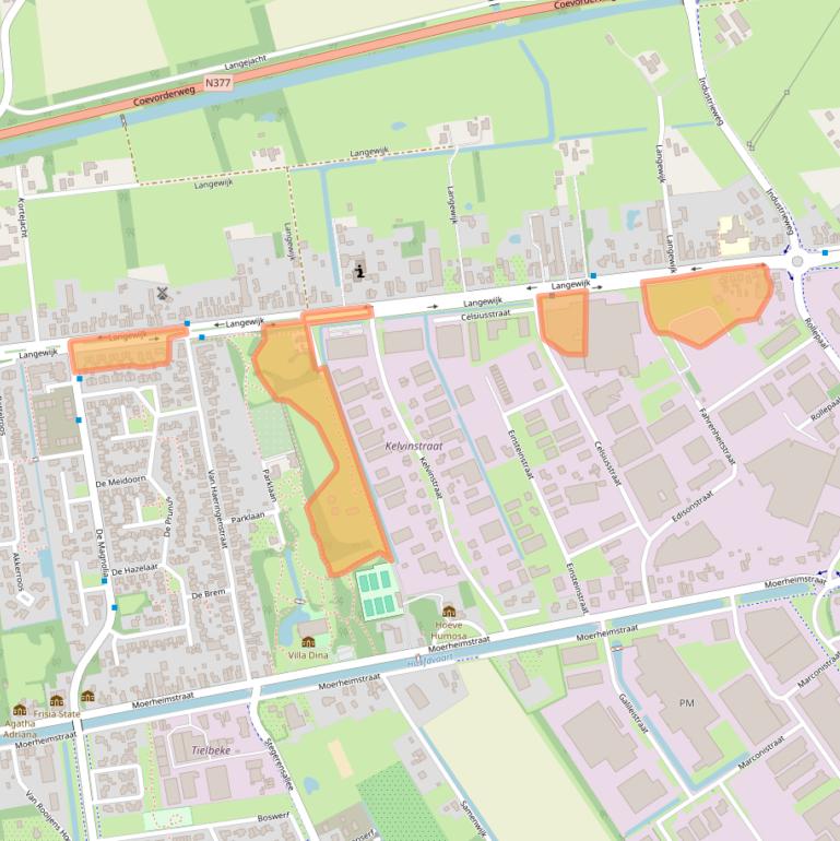 Kaart van postcodegebied 7701AD.