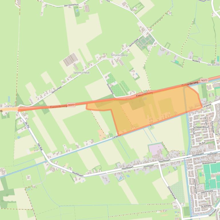 Kaart van postcodegebied 7701AG.