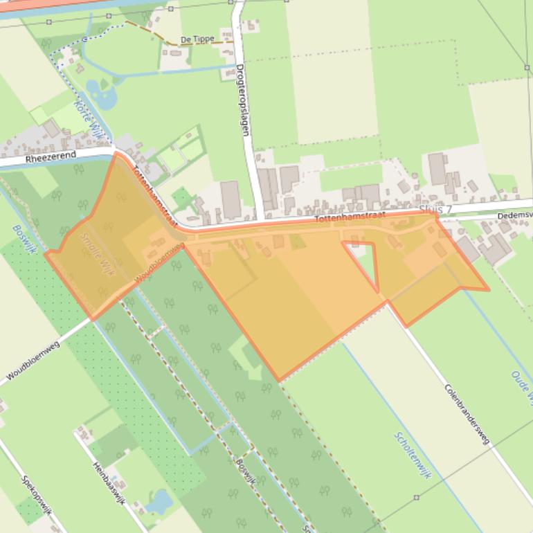 Kaart van postcodegebied 7701BL.