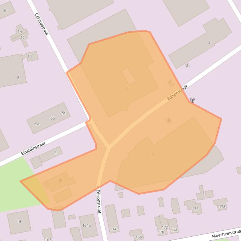 Kaart van postcodegebied 7701BT.