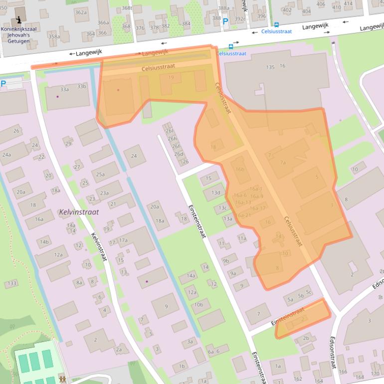 Kaart van postcodegebied 7701BW.