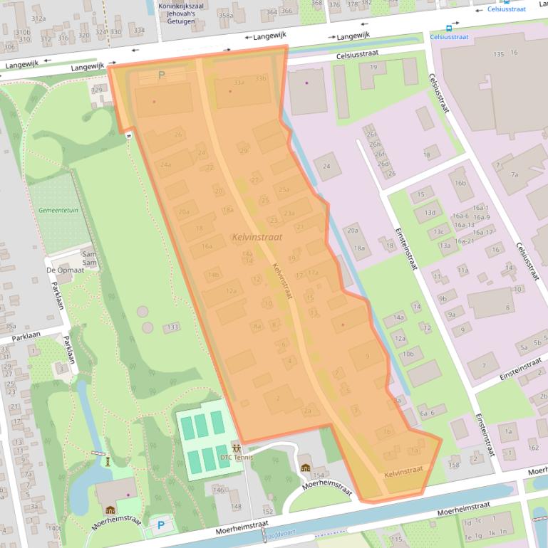 Kaart van postcodegebied 7701BZ.