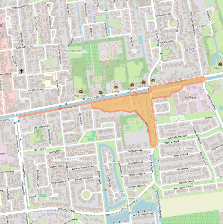 Kaart van postcodegebied 7701CB.