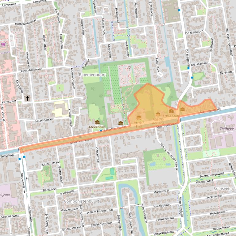 Kaart van postcodegebied 7701CH.