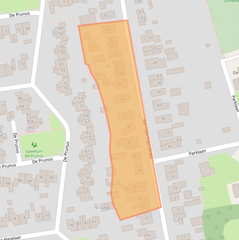 Kaart van postcodegebied 7701CS.