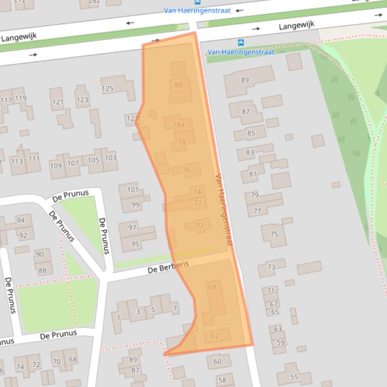 Kaart van postcodegebied 7701CT.