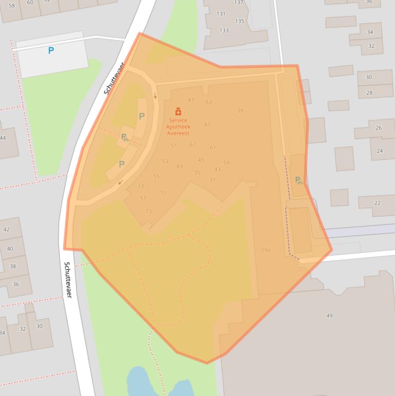 Kaart van postcodegebied 7701DD.