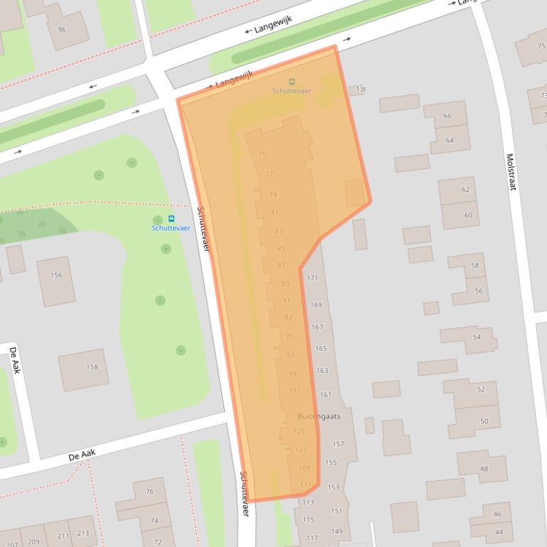 Kaart van postcodegebied 7701DE.