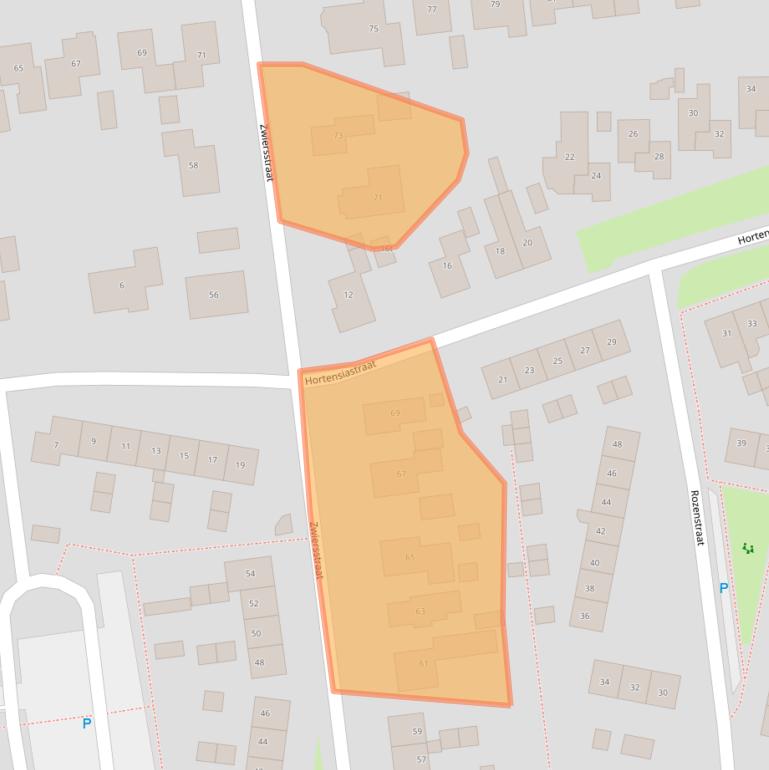 Kaart van postcodegebied 7701EL.