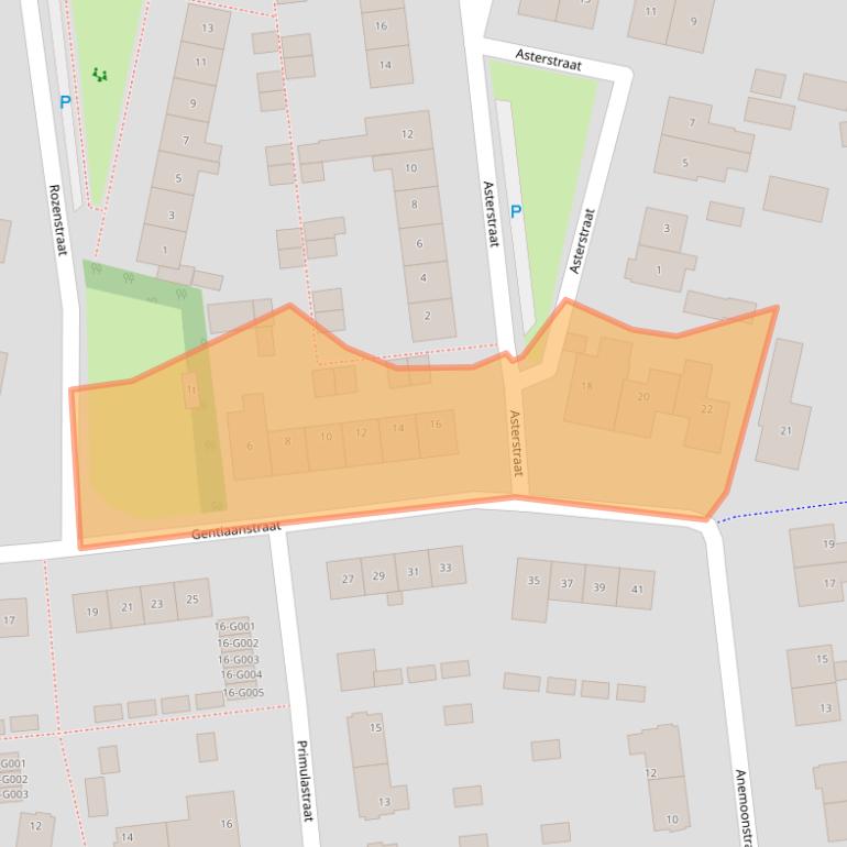 Kaart van postcodegebied 7701ES.