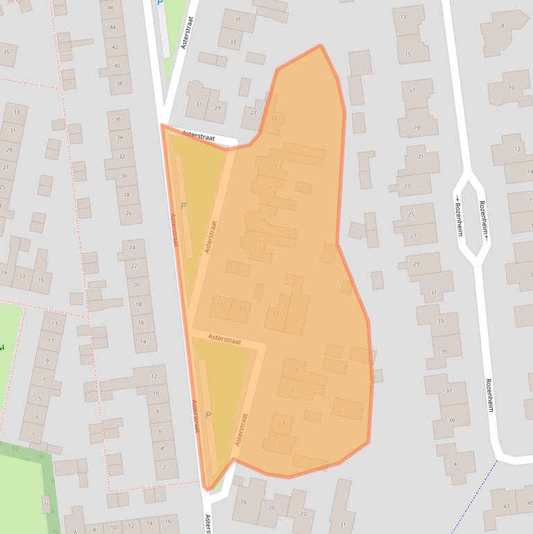 Kaart van postcodegebied 7701ET.