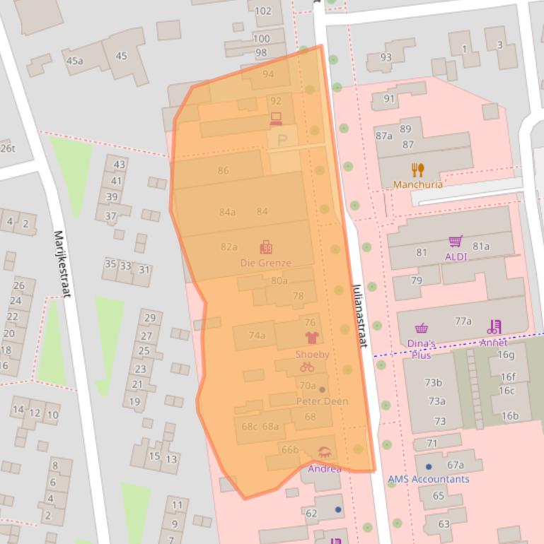 Kaart van postcodegebied 7701GN.