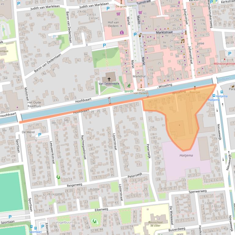 Kaart van postcodegebied 7701GS.