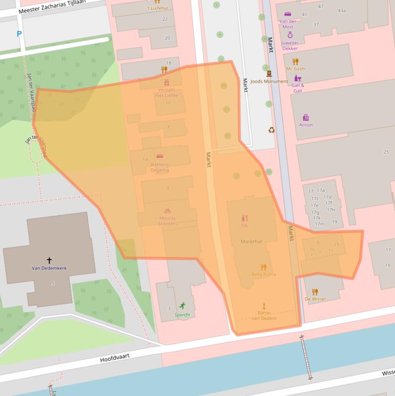 Kaart van postcodegebied 7701GV.