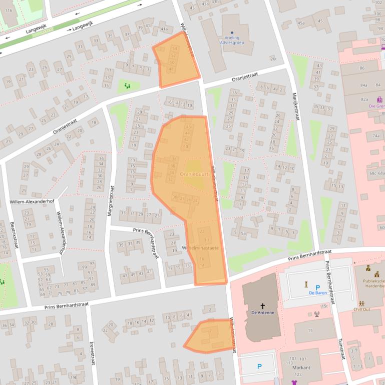 Kaart van postcodegebied 7701HB.