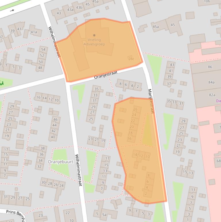 Kaart van postcodegebied 7701HE.