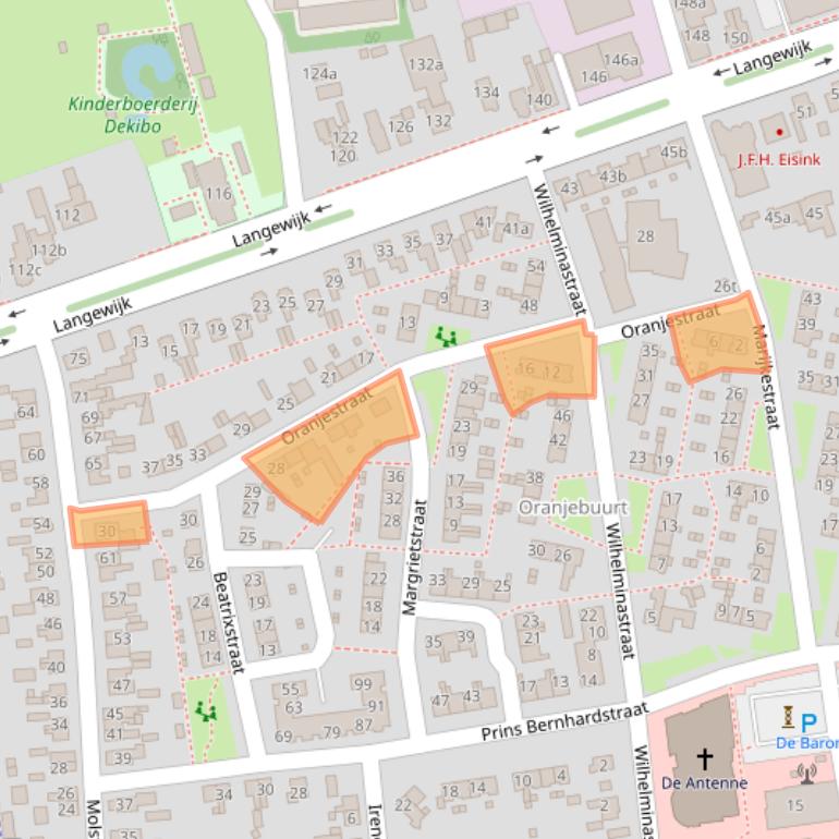 Kaart van postcodegebied 7701HH.