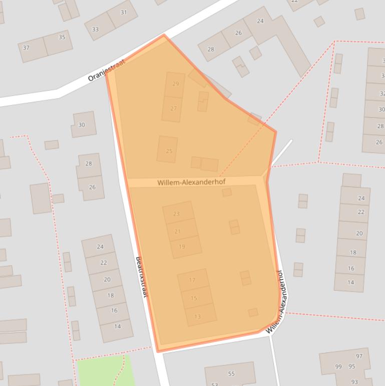 Kaart van postcodegebied 7701HL.