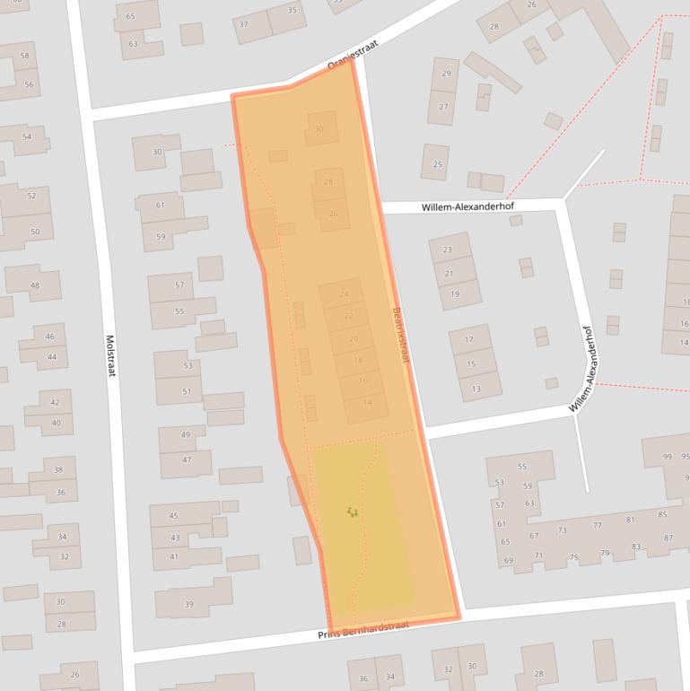 Kaart van postcodegebied 7701HM.