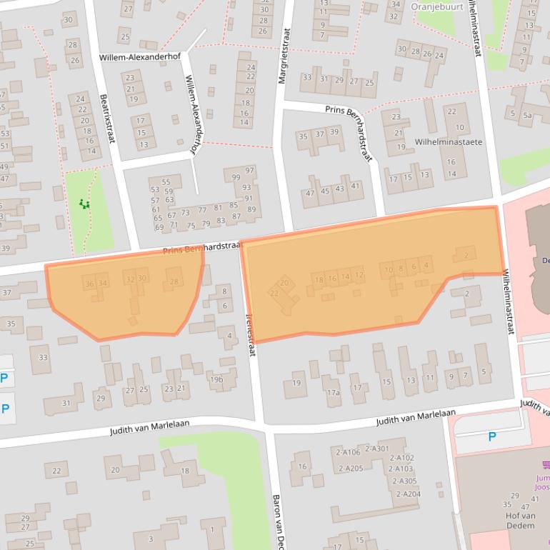 Kaart van postcodegebied 7701HP.