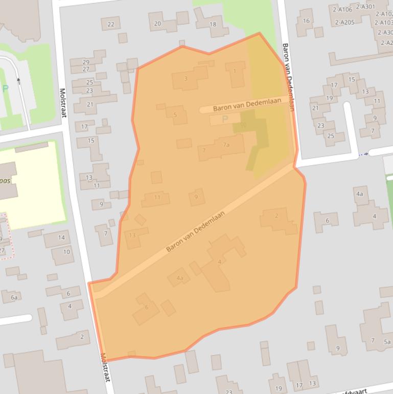 Kaart van postcodegebied 7701HT.