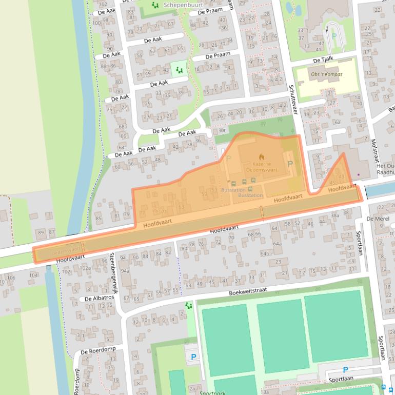 Kaart van postcodegebied 7701JG.