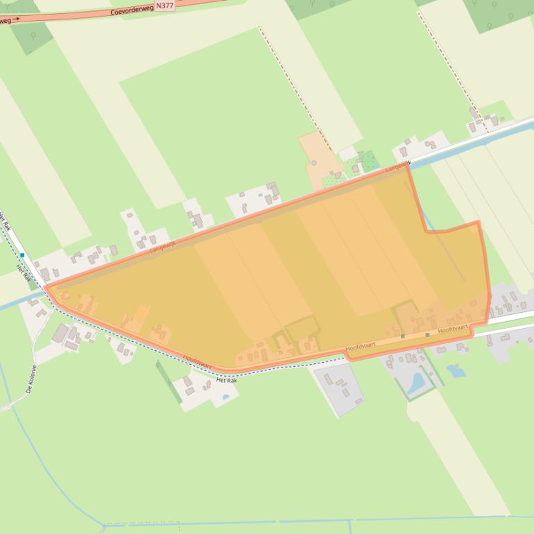 Kaart van postcodegebied 7701JK.