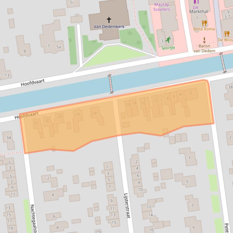 Kaart van postcodegebied 7701JL.