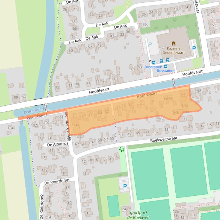 Kaart van postcodegebied 7701JN.