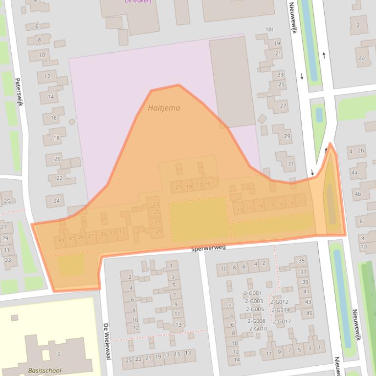 Kaart van postcodegebied 7701JV.