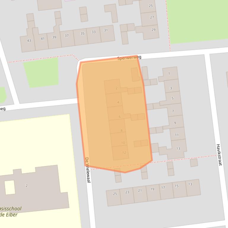 Kaart van postcodegebied 7701KA.