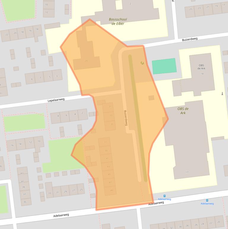 Kaart van postcodegebied 7701KC.