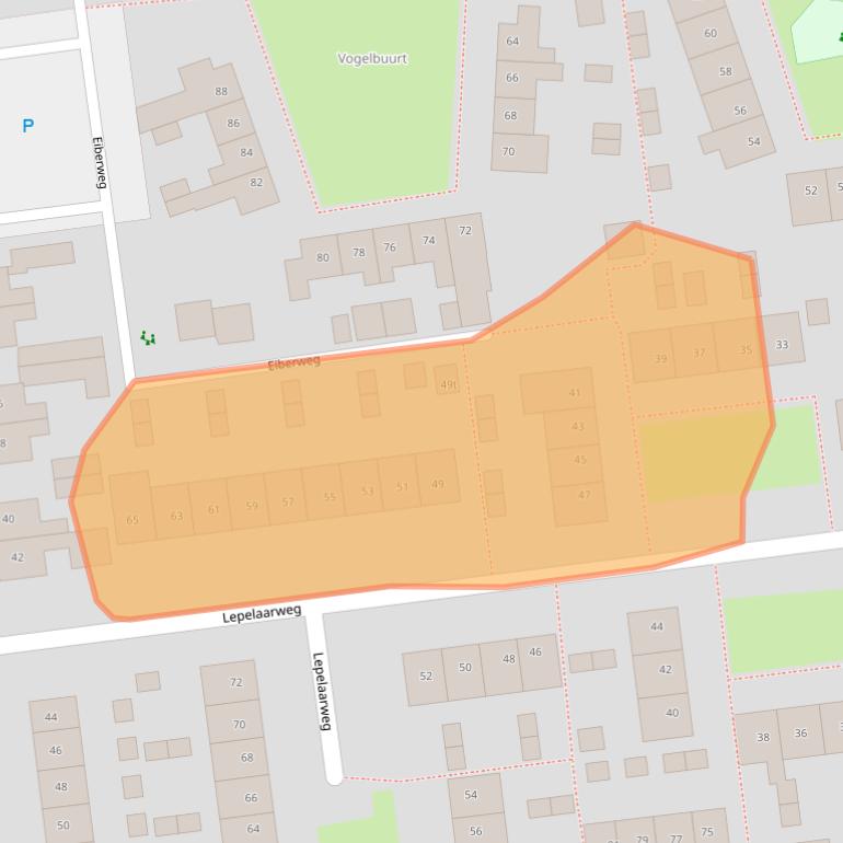 Kaart van postcodegebied 7701KG.
