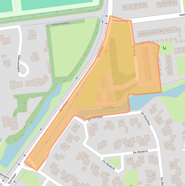 Kaart van postcodegebied 7701KS.