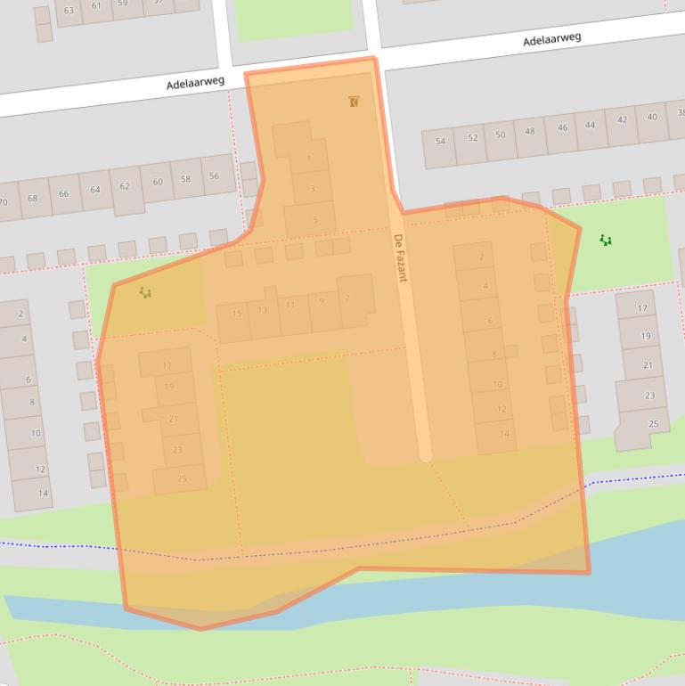Kaart van postcodegebied 7701KW.