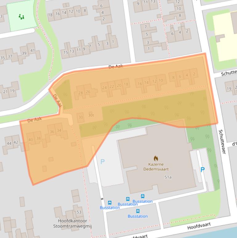 Kaart van postcodegebied 7701LA.