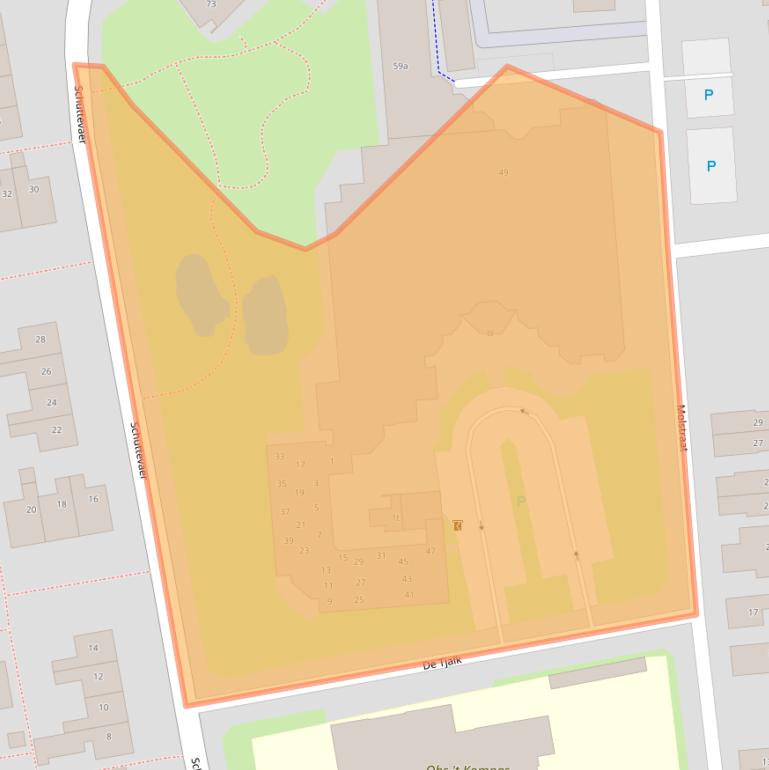 Kaart van postcodegebied 7701LR.
