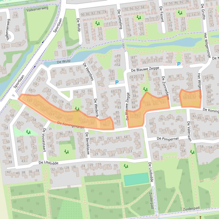 Kaart van postcodegebied 7701MG.