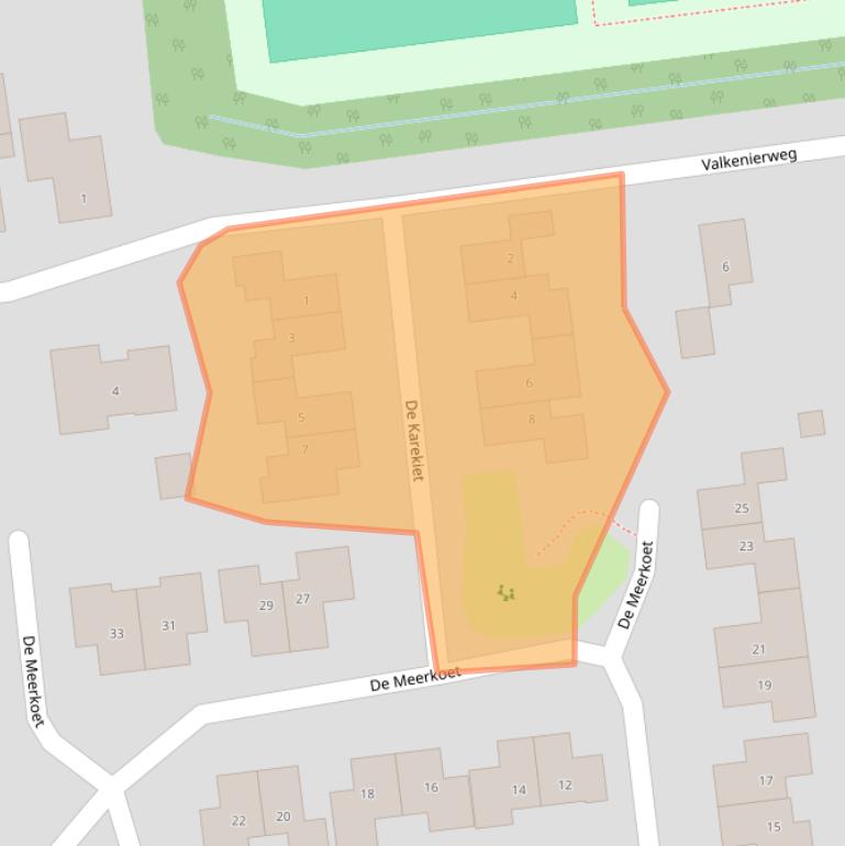 Kaart van postcodegebied 7701ML.