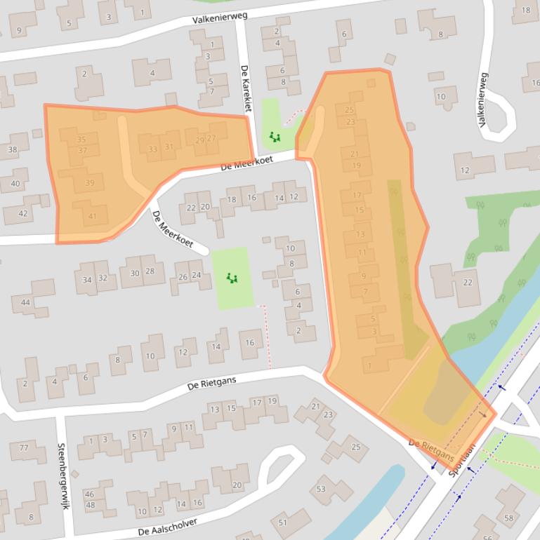 Kaart van postcodegebied 7701MP.