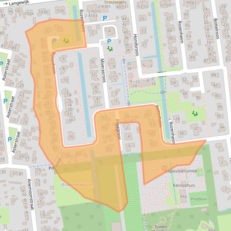 Kaart van postcodegebied 7701NC.