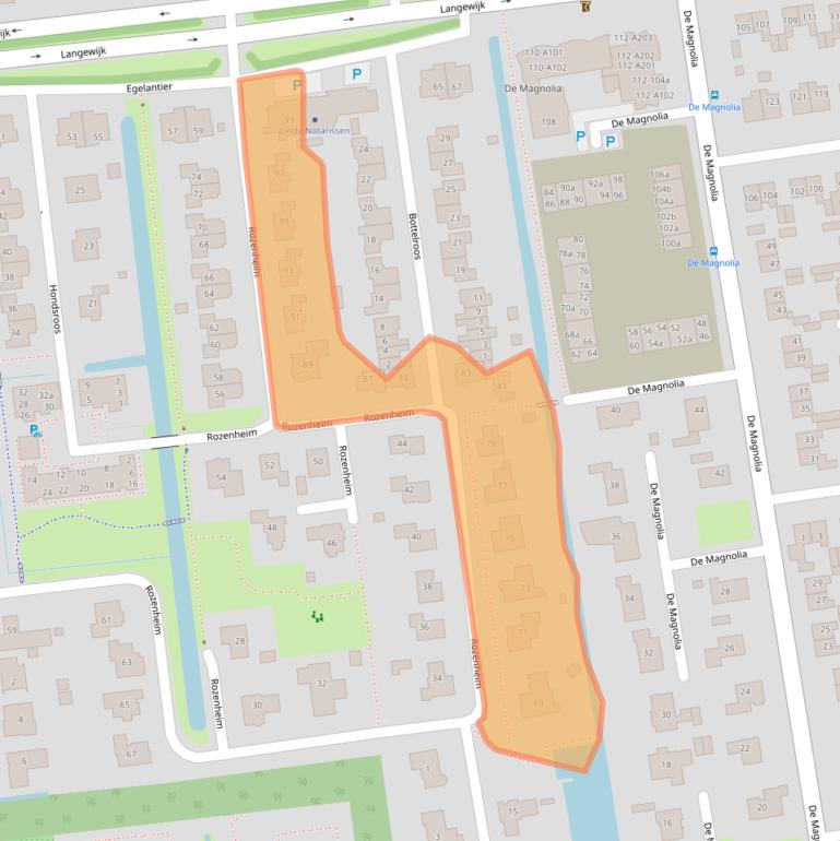 Kaart van postcodegebied 7701NH.