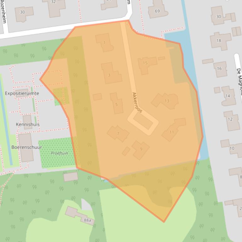 Kaart van postcodegebied 7701NJ.