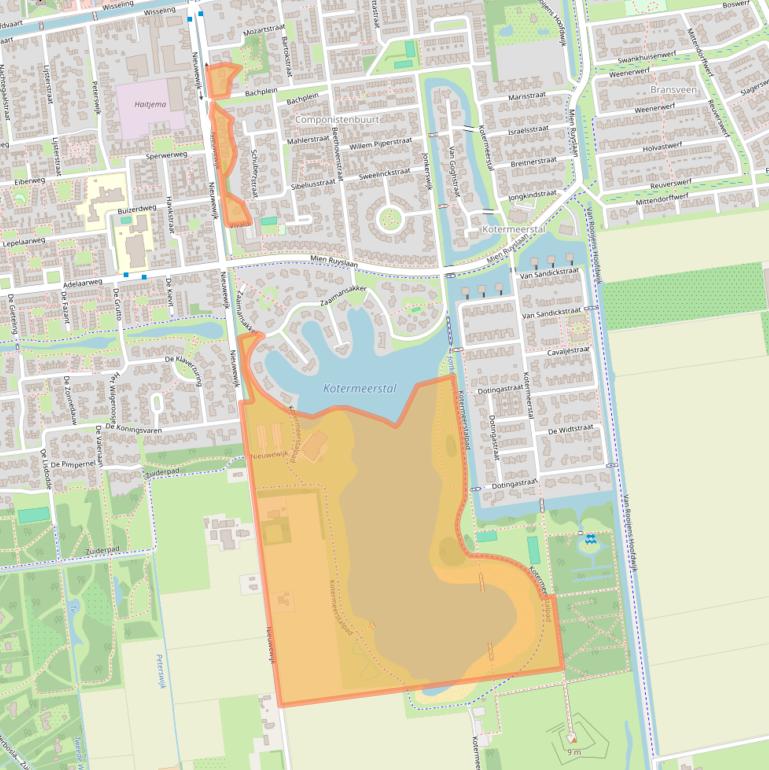 Kaart van postcodegebied 7701PZ.